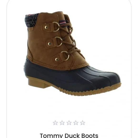 Tommy Hilfiger‎ Duck Boots, size 8M.
