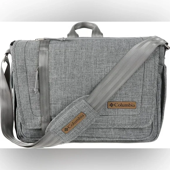 Columbia Gray Baby Bag with Modern Design
