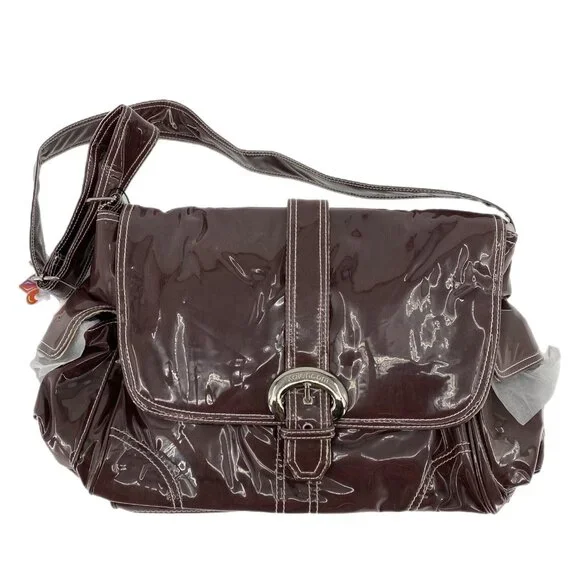 Kalencom New Orleans Brown Magnetic Tote Baby Bag | NWT