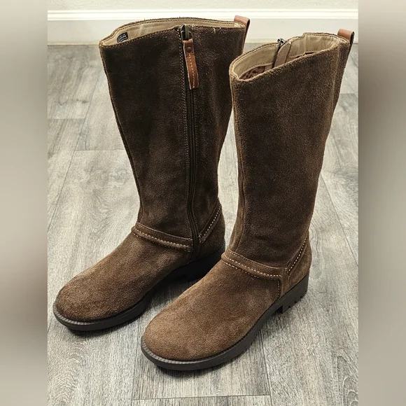 REVITALIGN Brown Suede Winter Boots-Size 7B