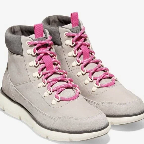 COLE HAAN Women’s ZeroGrand Omni Hiker Boot Dove Gray Winter Boots