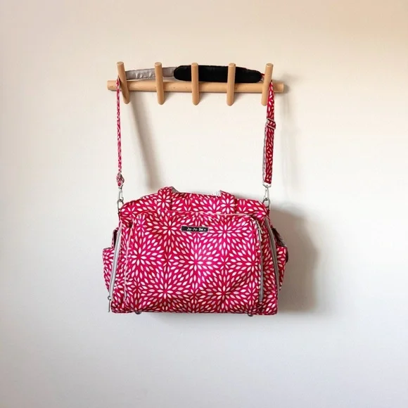 Jujube Diaper Backpack in Scarlet Petal