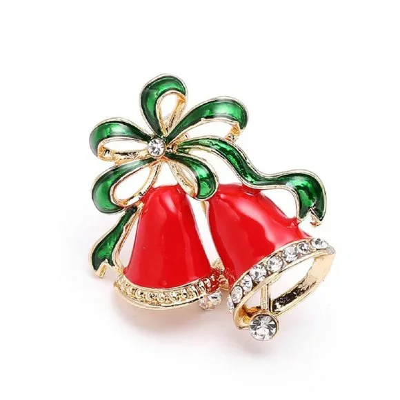 Christmas Holiday Wreath Brooch/Pin