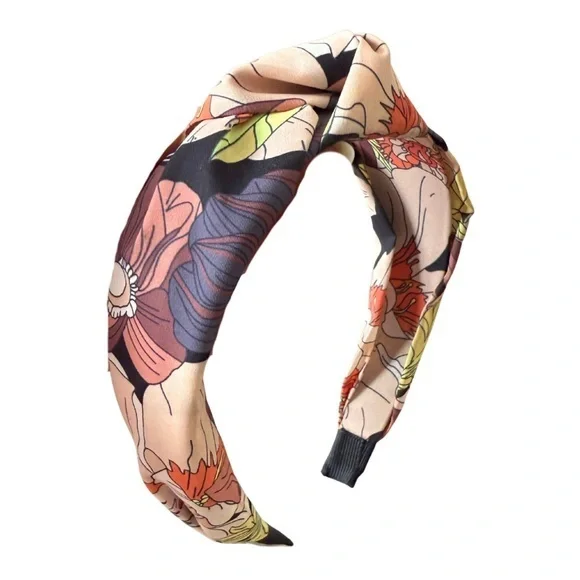 Floral Tropical Knotted Headband