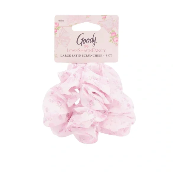 GOODY x LOVESHACKFANCY Limited Edition Large Scrunchies - 3 ct