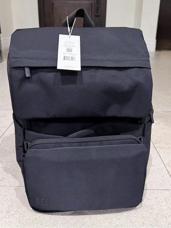 BEIS Black The Ultimate Diaper Backpack