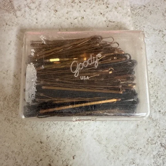 Vintage Bobby Pins In Goody Container‎