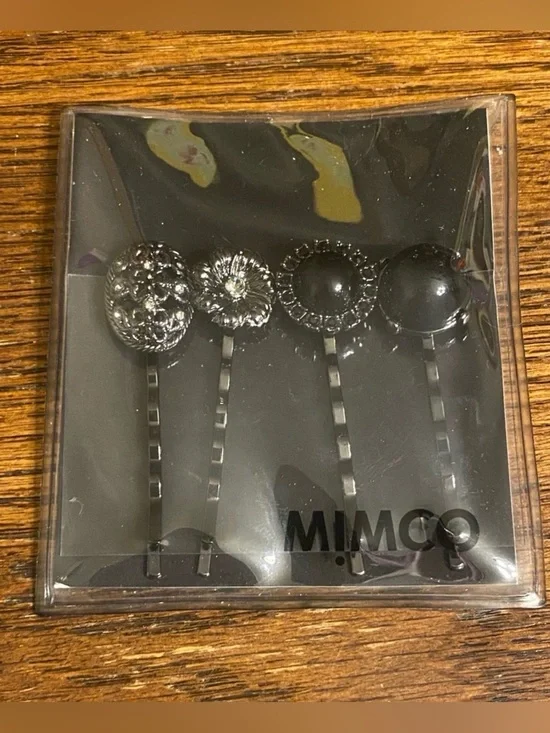 Black and Silver Gothic Hair Pins