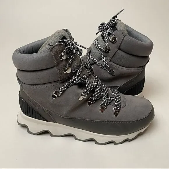 Sorel Kinetic Conquest Boots Quarry Grey Gray 8 Waterproof