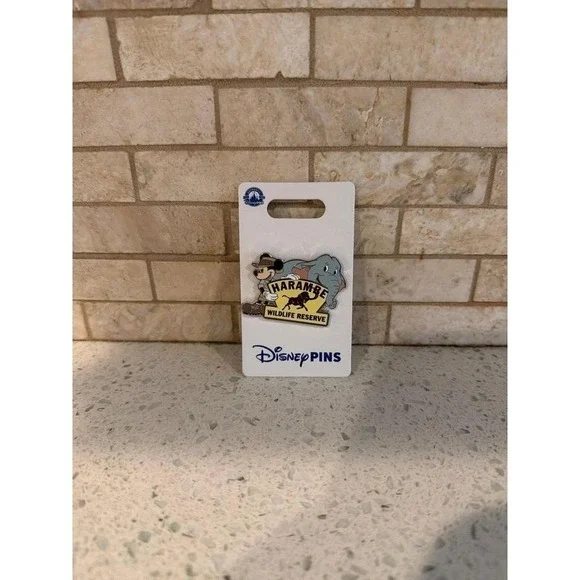 Disney‎ Harambe Wildlife Mickey Pin Animal Kingdom