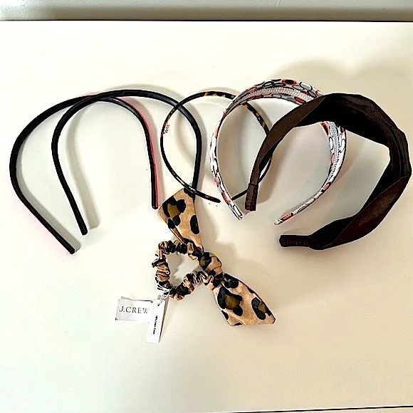 NWOT! Collection of Head Bands and Ponytail Wrap!