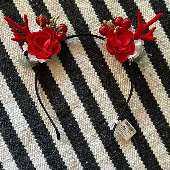 Reindeer headband Christmas headband nwt