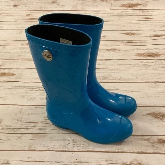 UGG Sienna Rain Boots Turquoise Teal Size 5