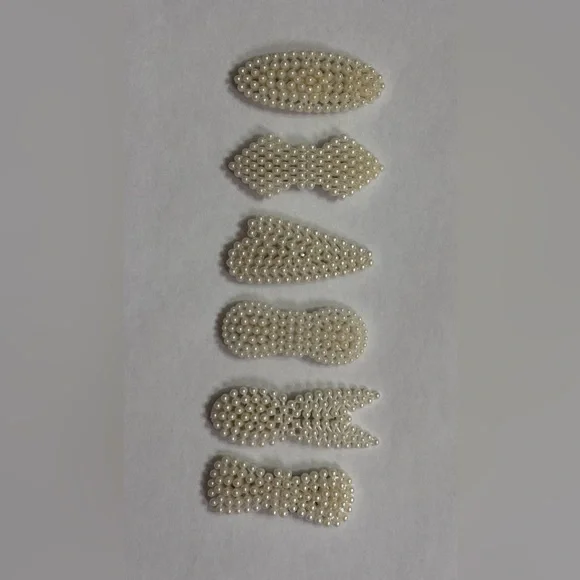 Elegant Pearl Hair Clips Set