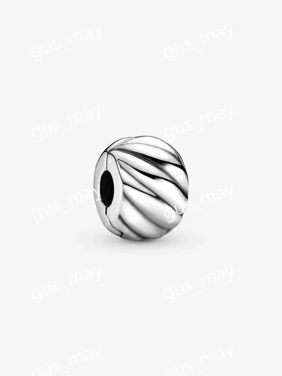 Pandora Polished Feathered Clip Charm