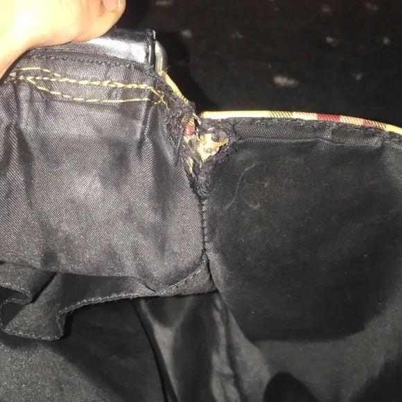 Burberry Nova Check Messenger Diaper bag
