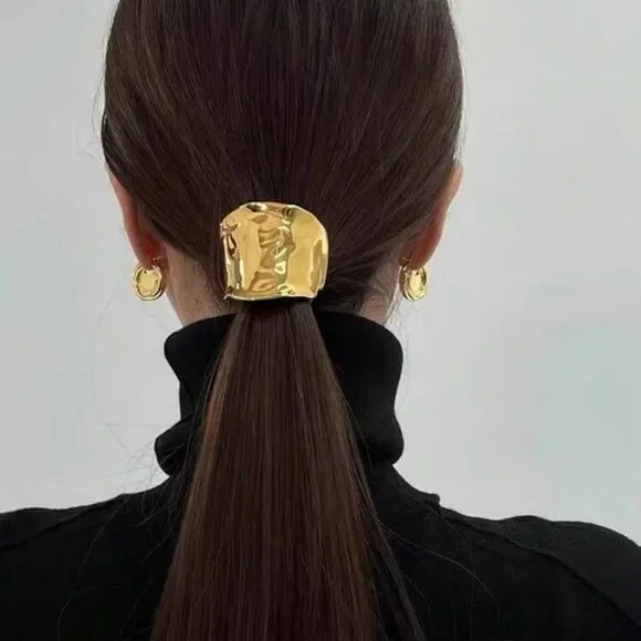 Gold Textured hair accessory A1621