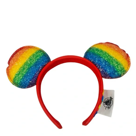 Disney Parks Limited Ears Headband Pride Love Rainbow Mickey Mouse