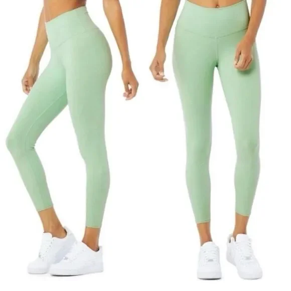 ALO Yoga Airbrush High Waisted Leggings honey dew
