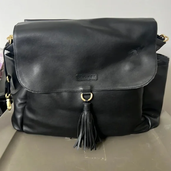 Skip Hop Black Messenger Diaper Bag