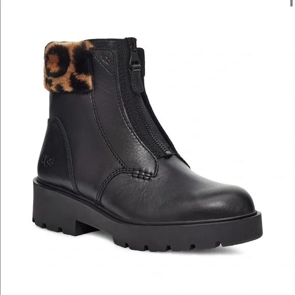 NWT Ugg Czeriesa panther print waterproof boots