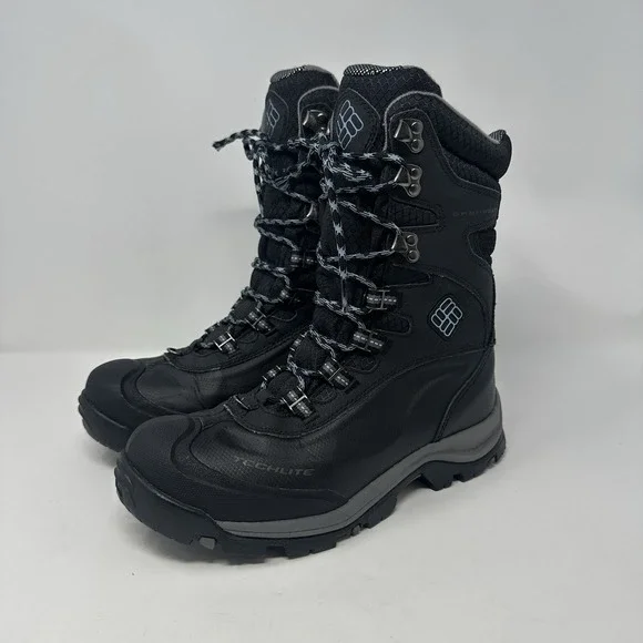 Columbia Women 8 Boots Black Bugaboots Omni Plus Heat Insulated Boots Outdoor