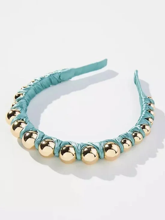 Anthropologie Silky Bauble Headband
