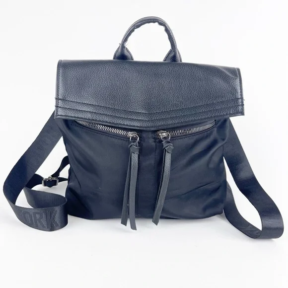 Botkier New York Mini Trigger Nylon Black Backpack