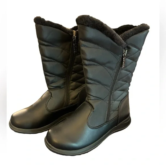 Totes‎ Women’s Black Jazzy Waterproof Boots Size 6 (NWT)