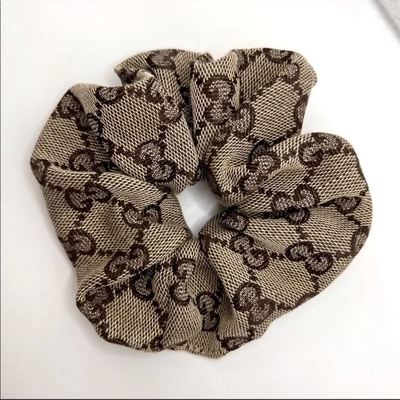 GG MONOGRAM LUXURY HAIR SCRUNCHIE ❤️‍🔥