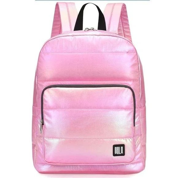Backpack Women, Small Quilted Lightweight Water Resistant Puffy Casual Daypack