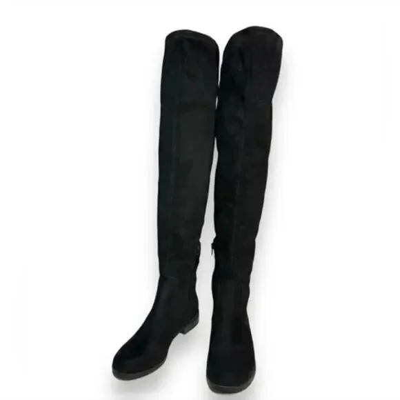 UNISA Women’s UNHUHVANA Over-The-Knee Boots Black Tie-Back Size 8M