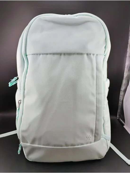 All In Motion Light Blue Backpack With Zippered Compartments