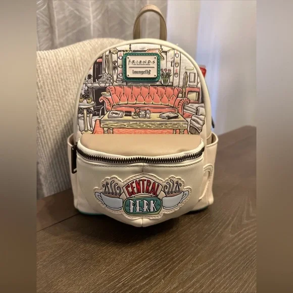 NWT Loungefly Friends Central Perk Domed Coffee Mug‎ Scented Mini Backpack