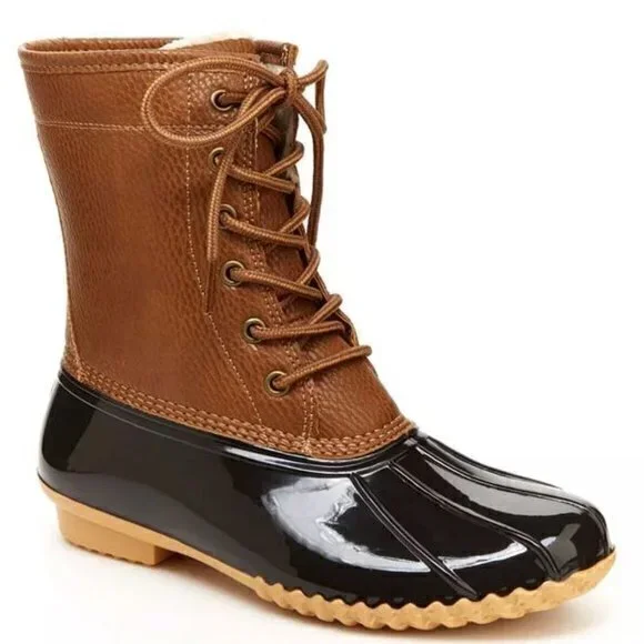 NEW JBU Women's Maplewood Casual Duck Boot Size 7