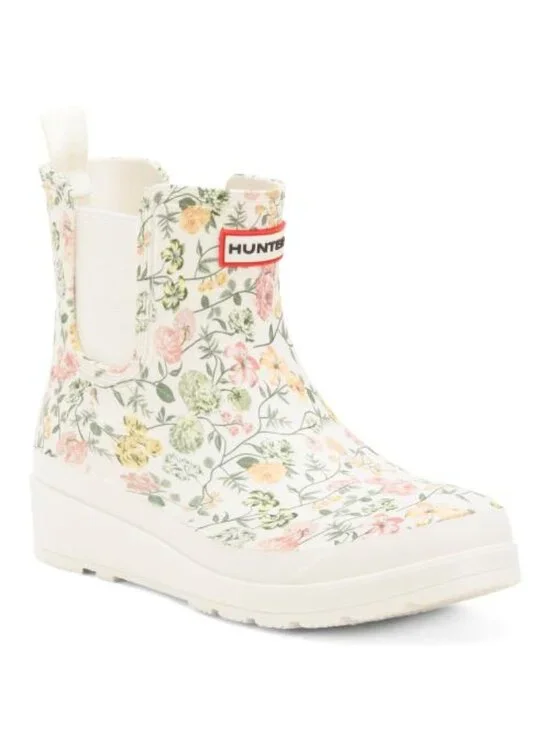 HUNTER Tabitha Short Printed Rain Boots