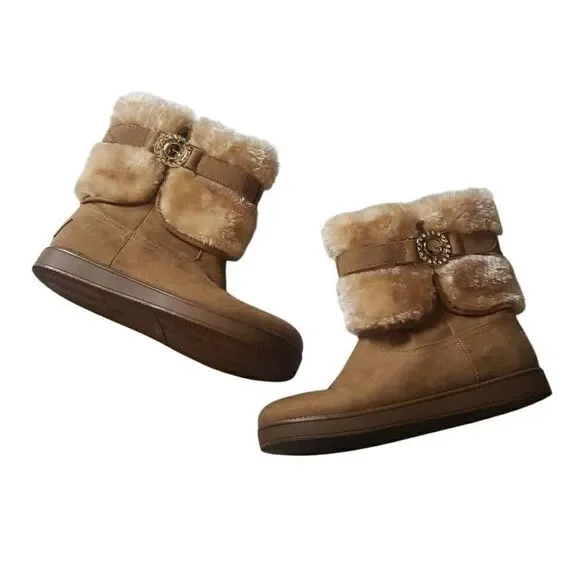 GBG Los Angeles Aussie faux fur-lined 7 1/2