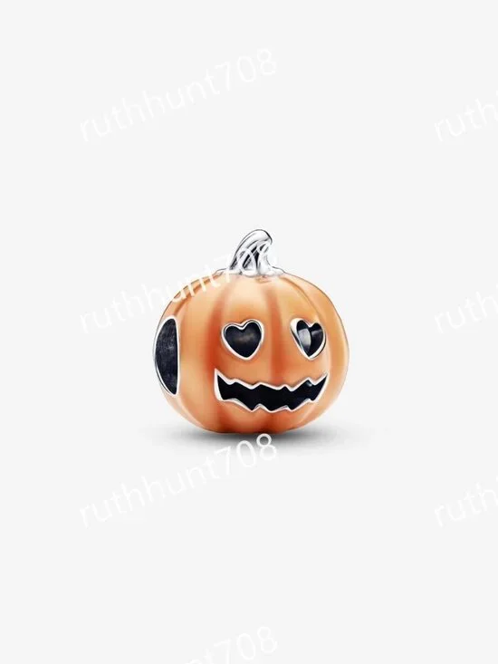 Pandora Glow-in-the-dark Spooky Pumpkin Charm|Pendant
