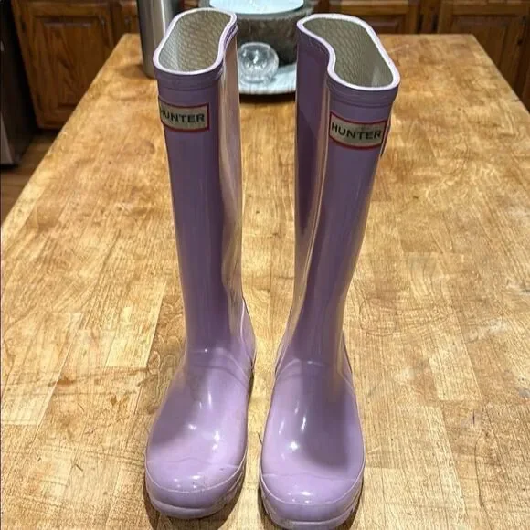 Hunter Pastel Purple Tall Rain Boots