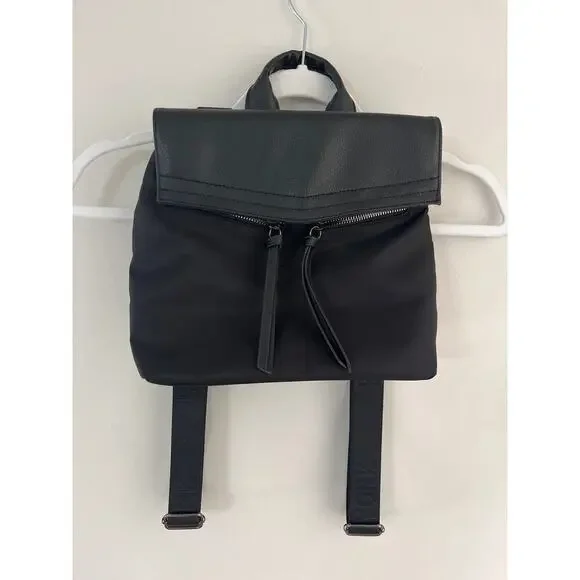 Botkier New York Trigger‎ Backpack Classic Black Adjustable Travel Minimalist
