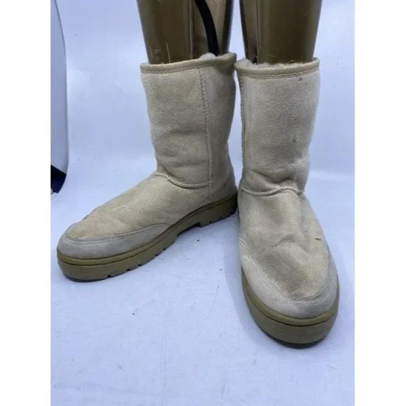 Ugg Australia Tan Rugged Bootsbooties Size Us
