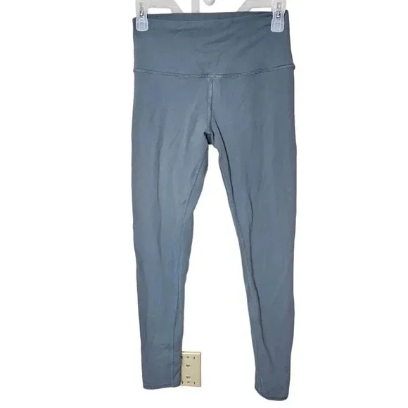Alo‎ Yoga High-Waist Dash Grey Leggings Size X-small