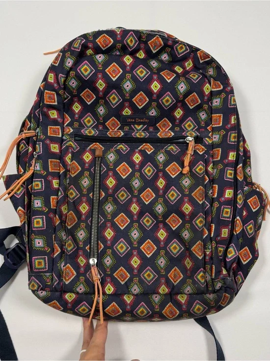 Vera Bradley Lighten Up Grand Backpack in Mini Medallions Print
