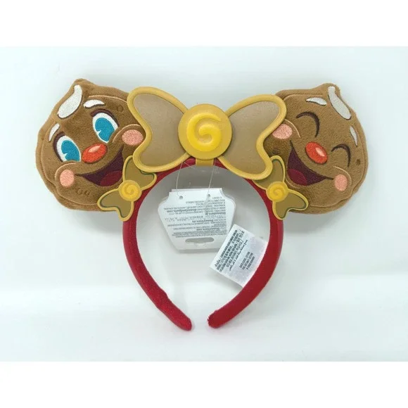 Disney Parks 2025 Jollywood Nights Gingerbread Ear Headband Hollywood Studios