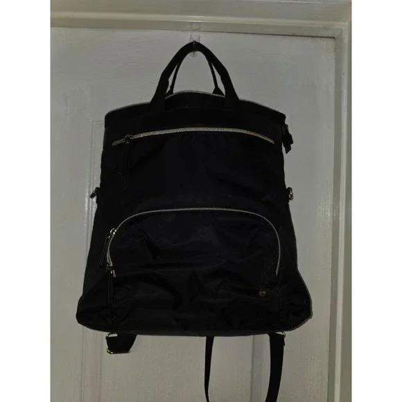 Samsonite Mobile Solution Convertible Backpack in black featuring a nylon body