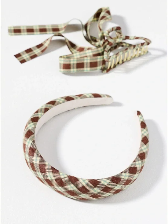 NWT Anthropologie Headband and Claw Clip
