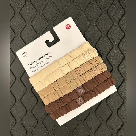 Lululemon‎ Skinny Scrunchie 6 Pack