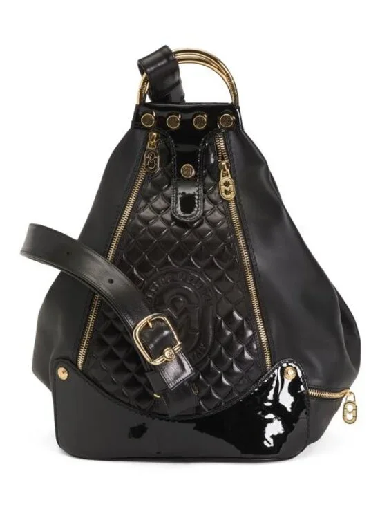 MARINO ORLANDI Made In Italy Leather Smooth Backpack
