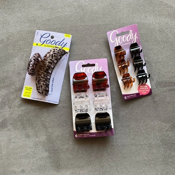 GOODY Hair Claw Clips Bundle