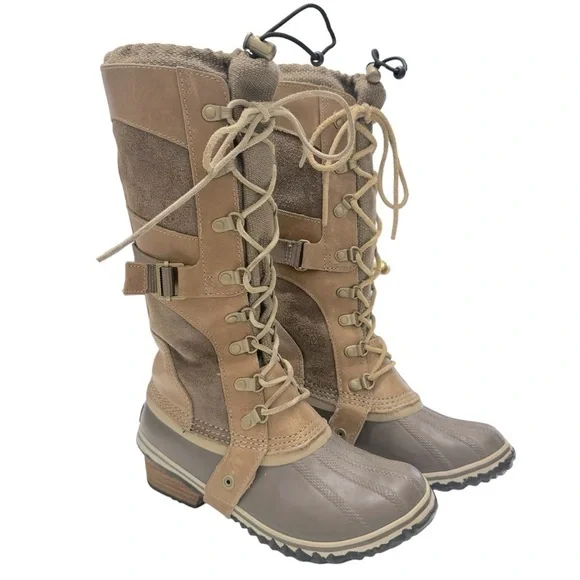 SOREL Carly Conquest tall winter boots Sz‎ 6